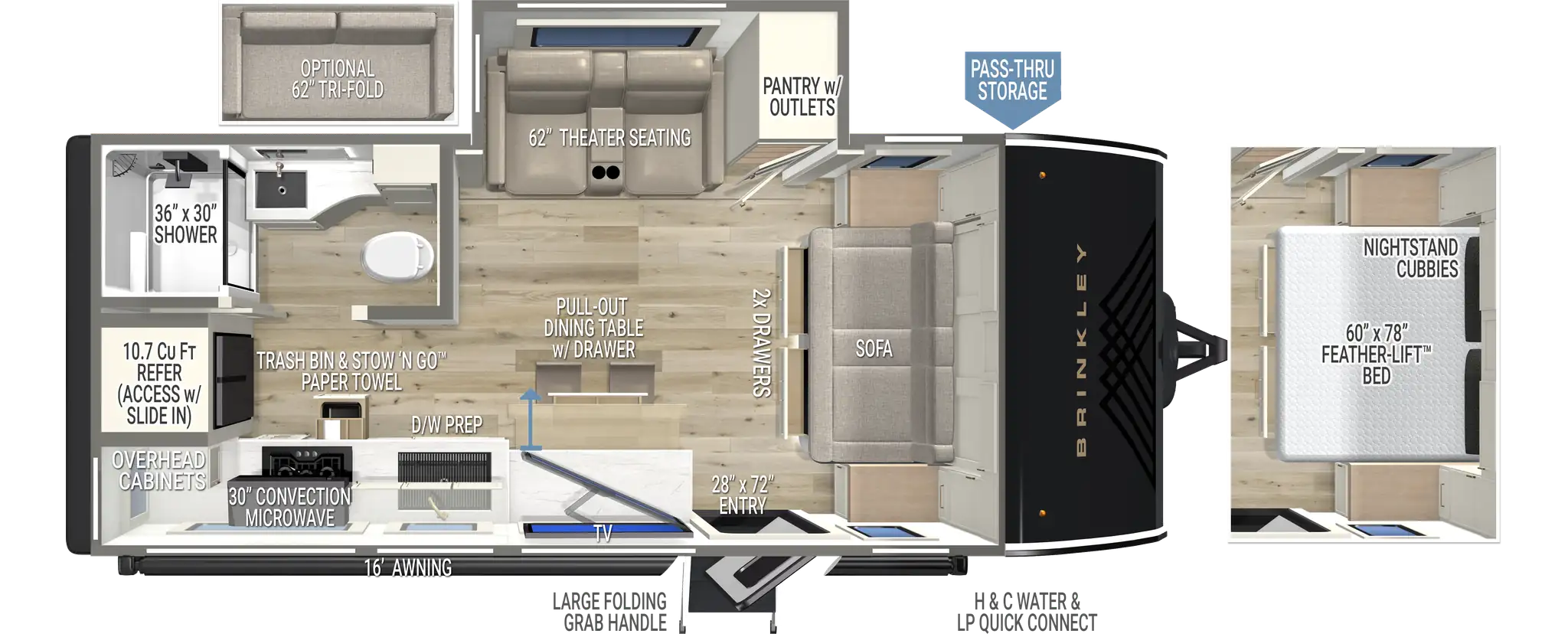 Floorplan diagram for 2027 Brinkley Model Ix 20X