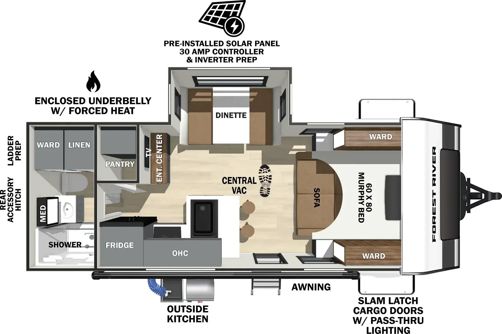 Floorplan diagram for 2026 Ibex 20MDS